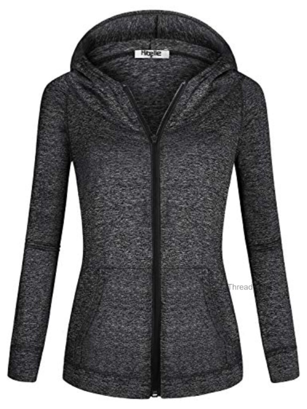 Full Zip Fleece Lined Hoodie Sports Sweatshirt with Pockets